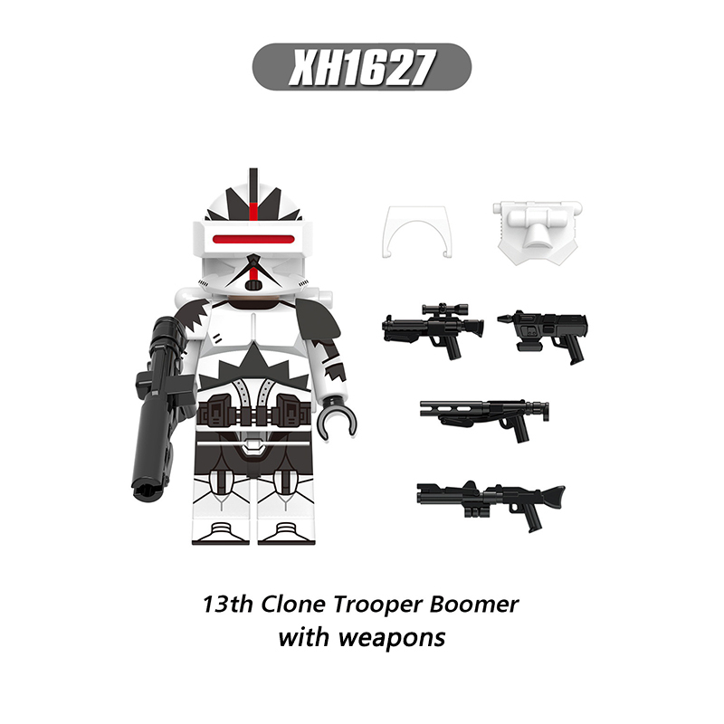 X0303 Star Wars Series Minifigures Clone Trooper Building Blocks MOC Recon Soldier Medic Figures Bricks Model Toys Gift For Kids