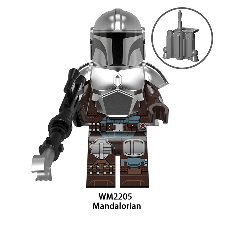WM6121 Star Wars Series Minifigures Dark Stormtrooper Building Blocks MOC Ahsoka Scout Soldier Figures Bricks Model Toys Gift