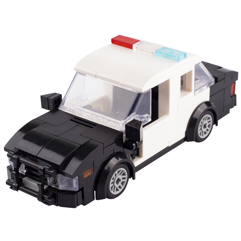 MOC City Series Minifigures Police Cars Building Blocks Patrol Vehicle  Guard Figures Weapon Accessories Bricks Model Toys Gift