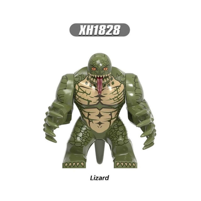 XH1828 Marvel Super Heros Series Minifigures Lizard Building Blocks Villain Figures MOC Bricks Model Toys Gifts For Children