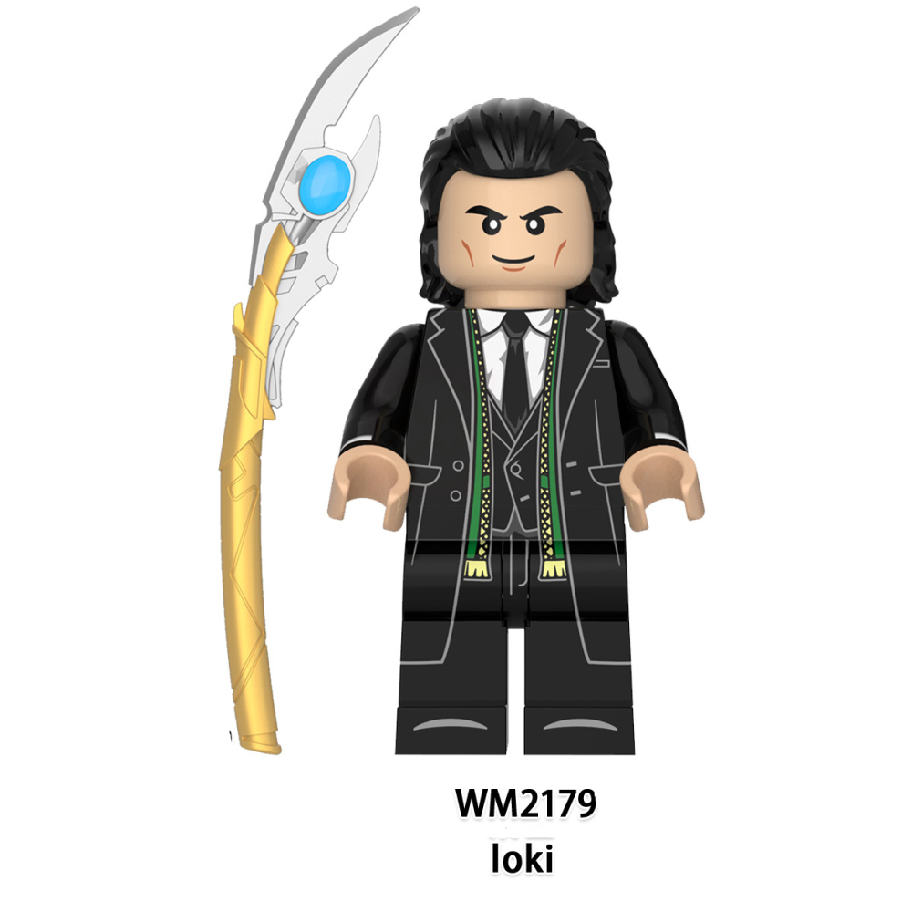 WM6118 Marvel Super Heroes Series Minifigures Loki Building Blocks MOC Villain Avengers League Figures Bricks Model Toys Gifts