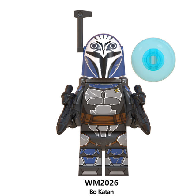 WM6098 Star Wars Series Minifigures Echo Death Watch Building Blocks MOC Clone Shock Trooper Figures Bricks Model Toys Gifts
