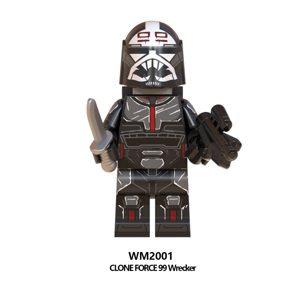 WM6095 Star Wars Series Minifigures Wrecker Jesse Building Blocks MOC Legion Trooper Commander Figures Bricks Model Toys Gift
