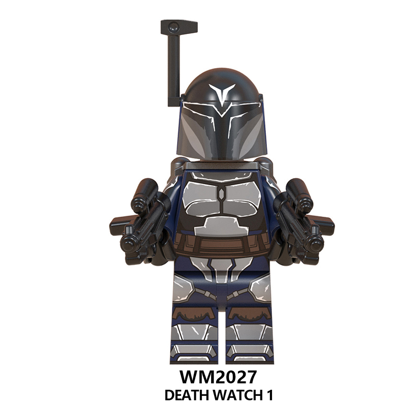 WM6098 Star Wars Series Minifigures Echo Death Watch Building Blocks MOC Clone Shock Trooper Figures Bricks Model Toys Gifts