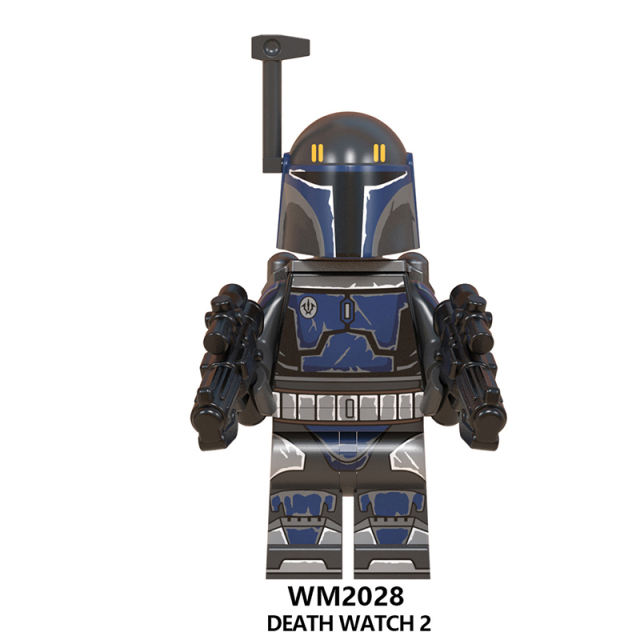 WM6098 Star Wars Series Minifigures Echo Death Watch Building Blocks MOC Clone Shock Trooper Figures Bricks Model Toys Gifts