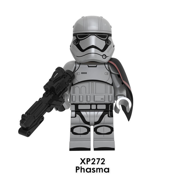 KT1035 Star Wars Series Minifigures Phasma Stormtrooper Building Blocks MOC Clone Shock Trooper Figures Bricks Model Toys Gifts