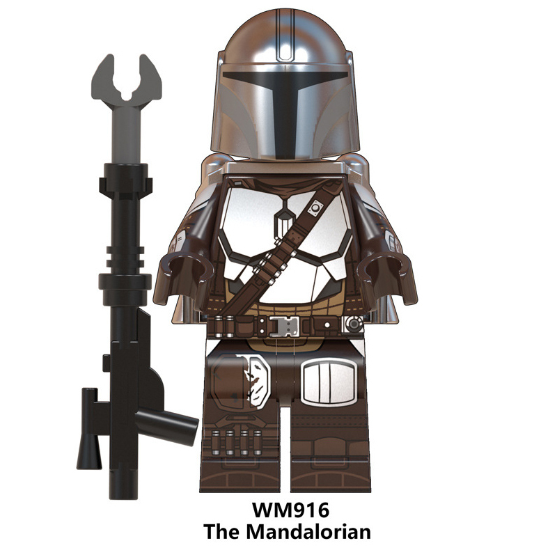 WM6085 Star Wars Series Minifigures Mandalorian Building Blocks MOC Battle of Endor Figures Bricks Model Toys Gifts For Kids