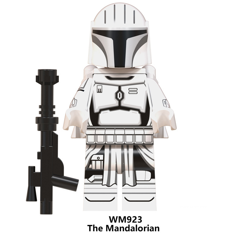 WM6085 Star Wars Series Minifigures Mandalorian Building Blocks MOC Battle of Endor Figures Bricks Model Toys Gifts For Kids