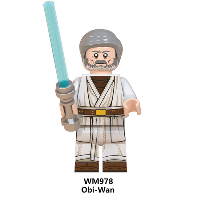 WM6091 Star Wars Series Minifigures Kuruk Palpatine Building Blocks MOC Tarfful Skywalker Figures Bricks Model Toys Gifts