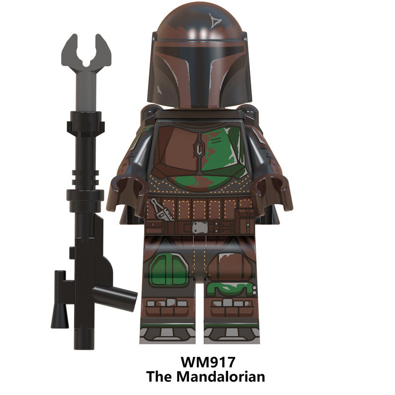 WM6085 Star Wars Series Minifigures Mandalorian Building Blocks MOC Battle of Endor Figures Bricks Model Toys Gifts For Kids