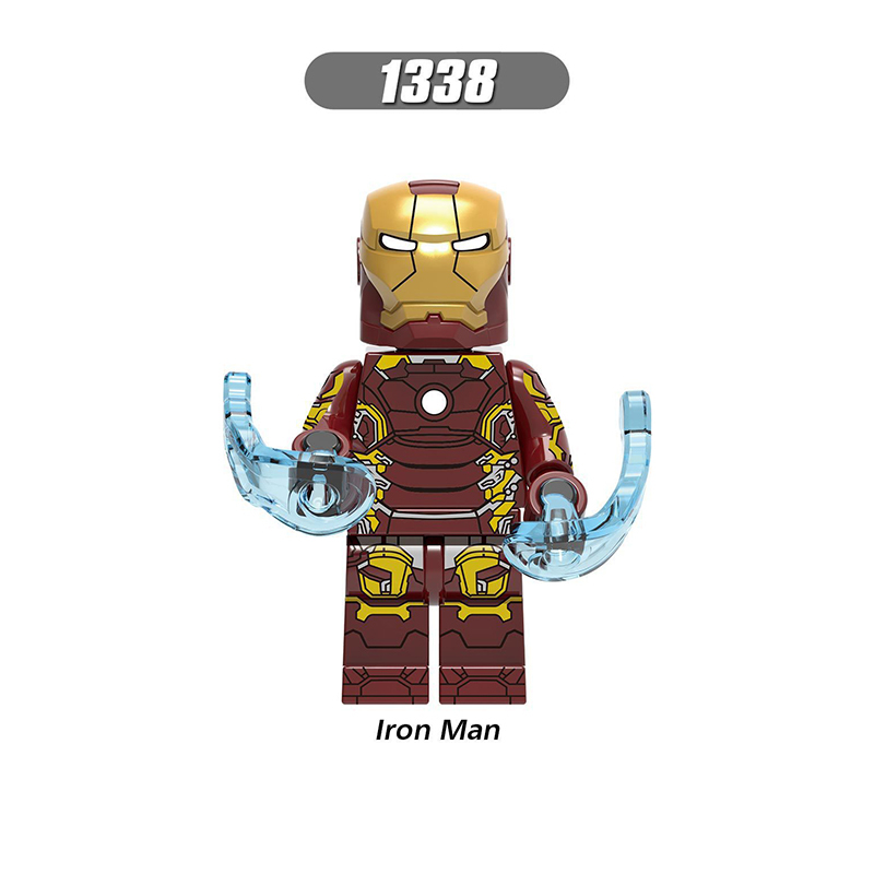 X0267 Marvel Super Heroes Series Minifigs Iron Man Building Blocks MOC Ultron Figures Bricks Model Toys Gifts For Children