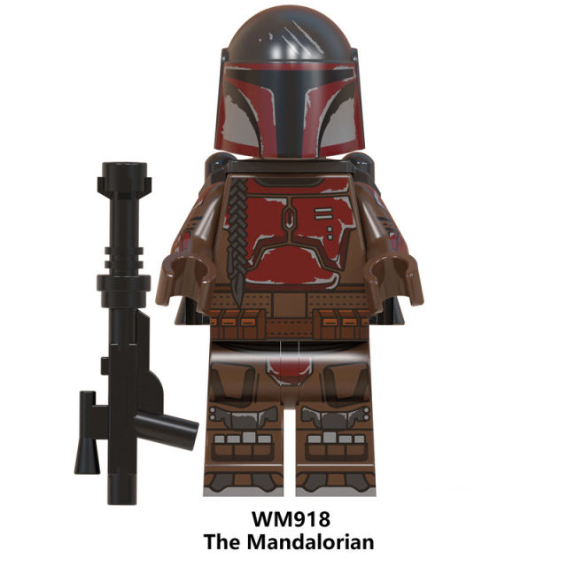 WM6085 Star Wars Series Minifigures Mandalorian Building Blocks MOC Battle of Endor Figures Bricks Model Toys Gifts For Kids