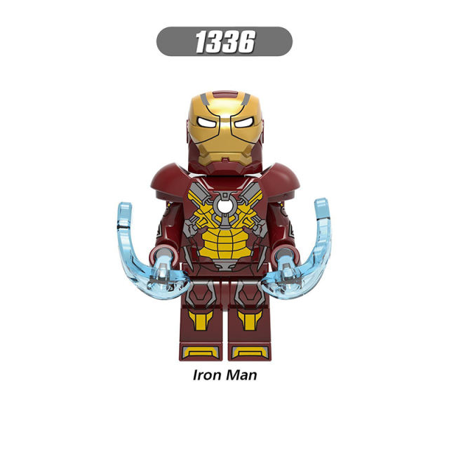 X0267 Marvel Super Heroes Series Minifigs Iron Man Building Blocks MOC Ultron Figures Bricks Model Toys Gifts For Children