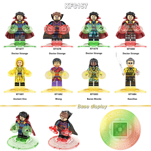 KF6157 Marvel Super Heroes Series Minifigures Doctor Strange Building Blocks MOC Ancient One Figures Bricks Model Toys Gifts