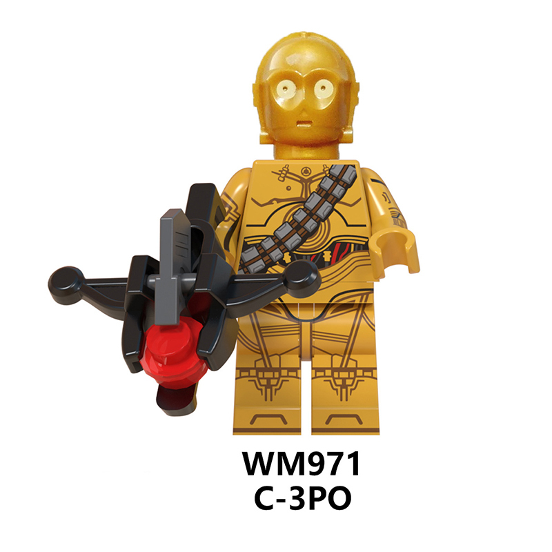WM6091 Star Wars Series Minifigures Kuruk Palpatine Building Blocks MOC Tarfful Skywalker Figures Bricks Model Toys Gifts