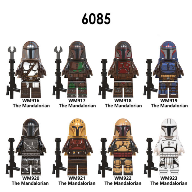 WM6085 Star Wars Minifigures Mandalorian Building Blocks Bricks Toys