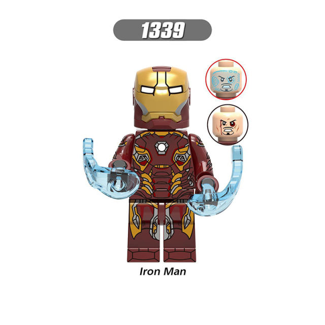 X0267 Marvel Super Heroes Series Minifigs Iron Man Building Blocks MOC Ultron Figures Bricks Model Toys Gifts For Children