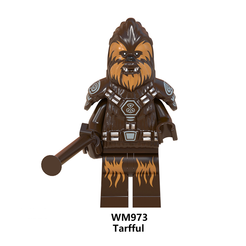 WM6091 Star Wars Series Minifigures Kuruk Palpatine Building Blocks MOC Tarfful Skywalker Figures Bricks Model Toys Gifts