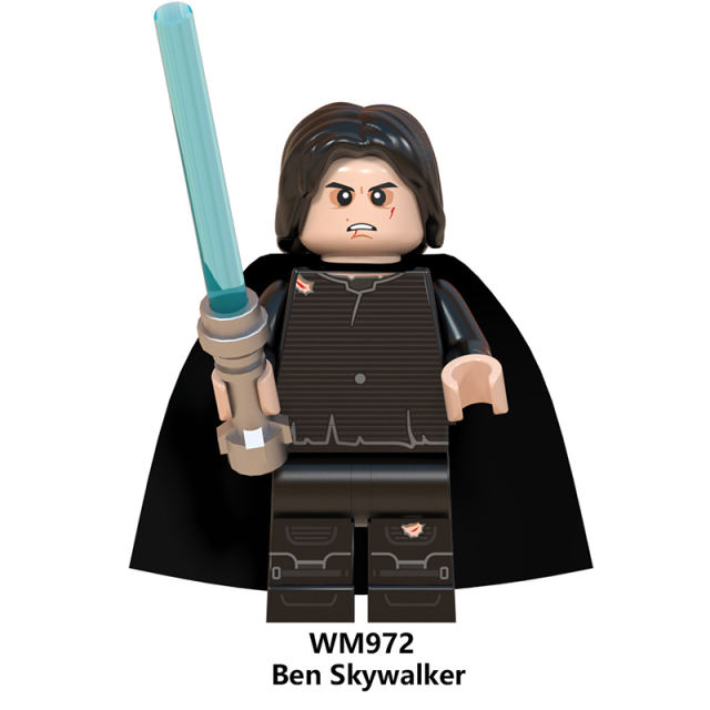 WM6091 Star Wars Series Minifigures Kuruk Palpatine Building Blocks MOC Tarfful Skywalker Figures Bricks Model Toys Gifts