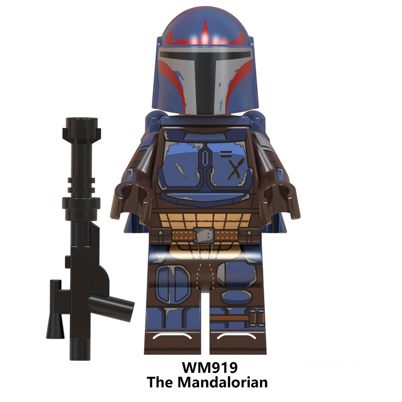 WM6085 Star Wars Series Minifigures Mandalorian Building Blocks MOC Battle of Endor Figures Bricks Model Toys Gifts For Kids