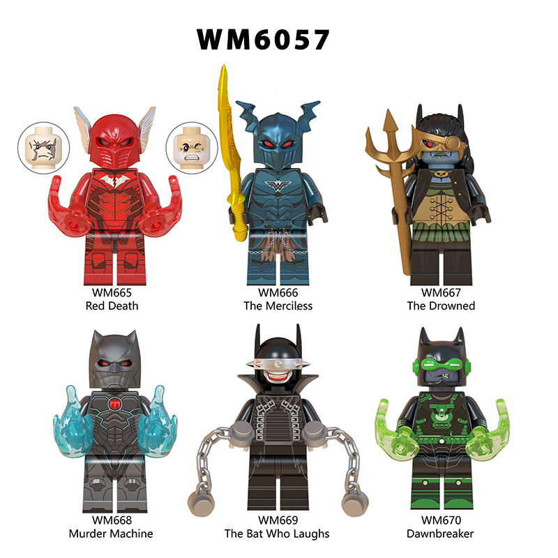 WM6057 Marvel Minifigures Black As Night Building Blocks Bricks Toys