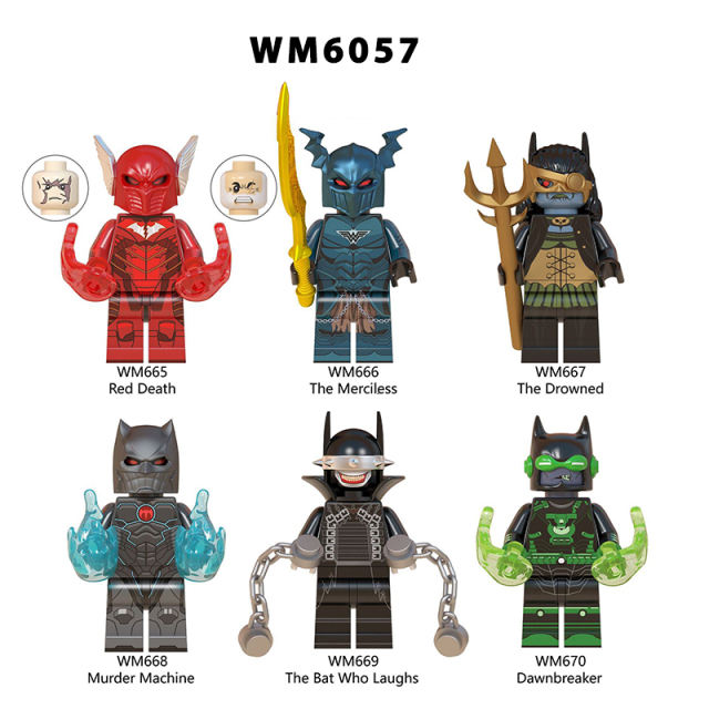 WM6057 Marvel Super Heroes Series Minifigures Black As Night Building Blocks MOC Daybreakers Figures Bricks Model Toys Gifts