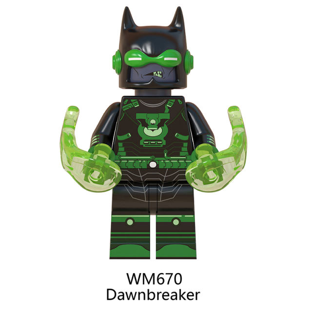 WM6057 Marvel Super Heroes Series Minifigures Black As Night Building Blocks MOC Daybreakers Figures Bricks Model Toys Gifts