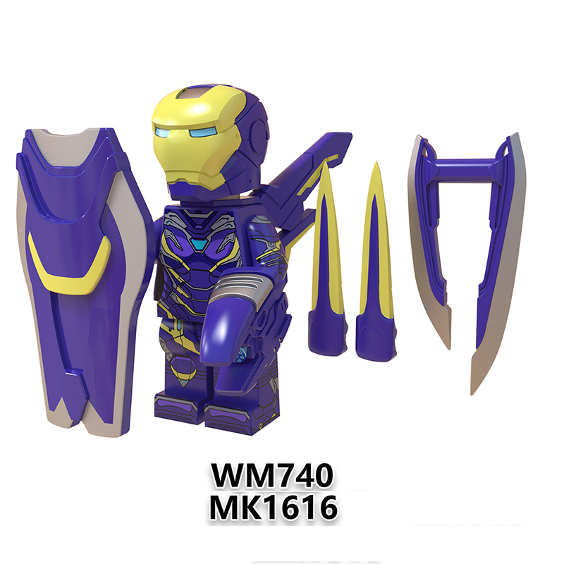 KT1004 Marvel Minifigures Iron Man Building Blocks Bricks Toys