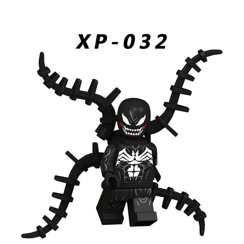 KT1004 Marvel Super Heroes Series Minifigures Spider-Man Building Blocks MOC Batman venom Figures Bricks Model Toys Gifts For Kids
