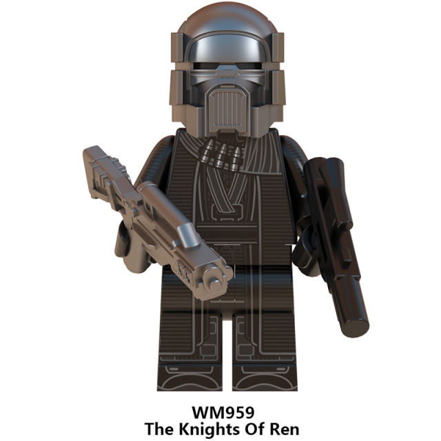WM6089 Star Wars Minifigures Building Blocks Starkiller Knights Of Ren Figures MOC Bricks Model Toys Gifts For Children