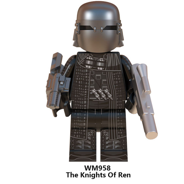 WM6089 Star Wars Minifigures Building Blocks Starkiller Knights Of Ren Figures MOC Bricks Model Toys Gifts For Children