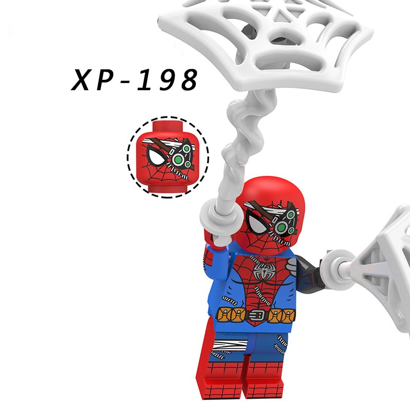 KT1027 Marvel Super Heroes Series Minifigures Spider-Man Building Blocks MOC Mysterio Figures Bricks Model Toys Gifts For Kids