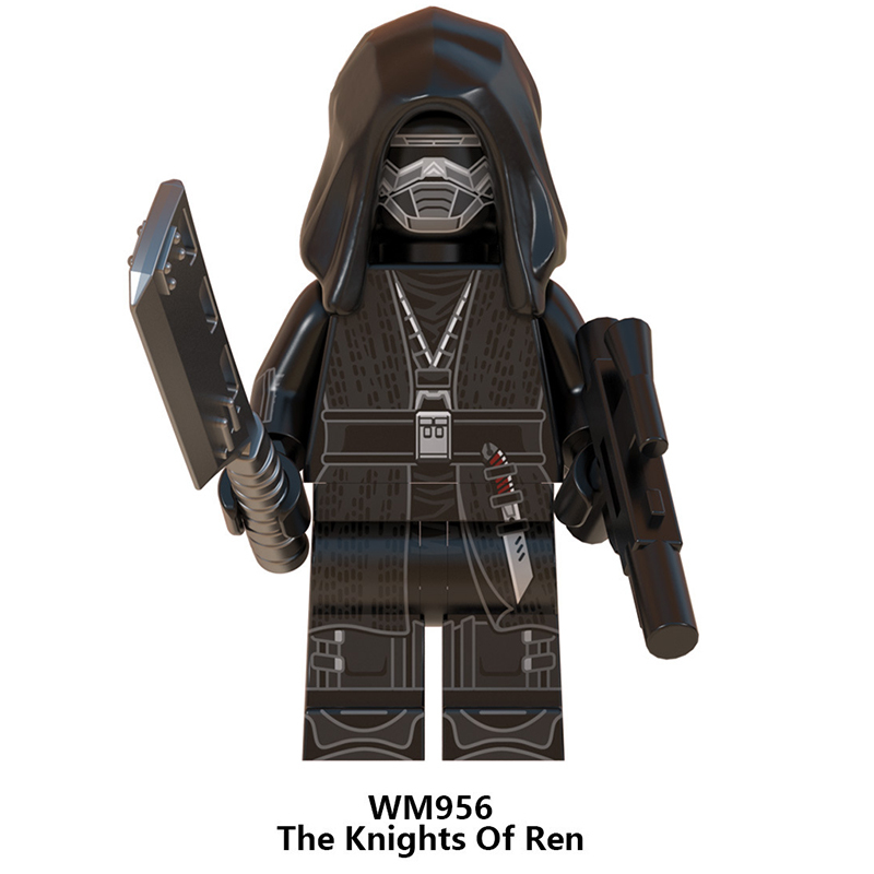 WM6089 Star Wars Minifigures Building Blocks Starkiller Knights Of Ren Figures MOC Bricks Model Toys Gifts For Children