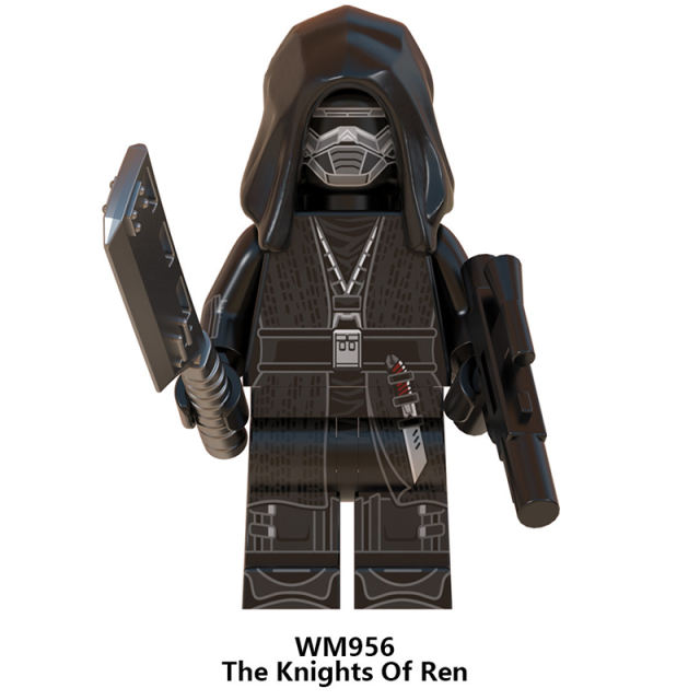 WM6089 Star Wars Minifigures Building Blocks Starkiller Knights Of Ren Figures MOC Bricks Model Toys Gifts For Children