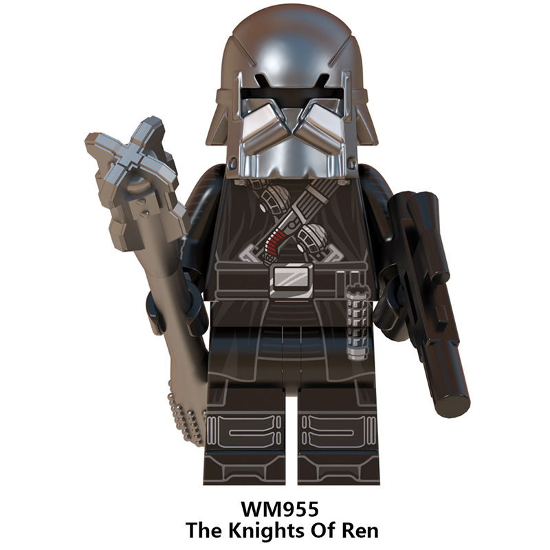 WM6089 Star Wars Minifigures Building Blocks Starkiller Knights Of Ren Figures MOC Bricks Model Toys Gifts For Children