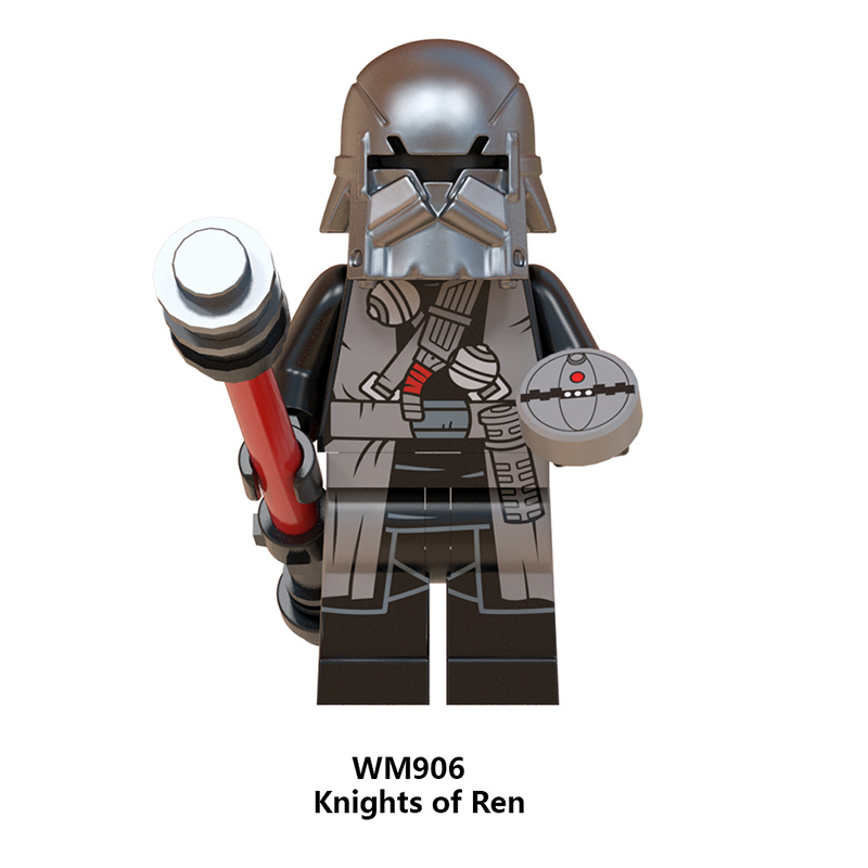 WM6083 Star Wars Minifigures Building Blocks Sith Jet Trooper Knights Of Ren Figures MOC Bricks Model Toys Gifts For Children