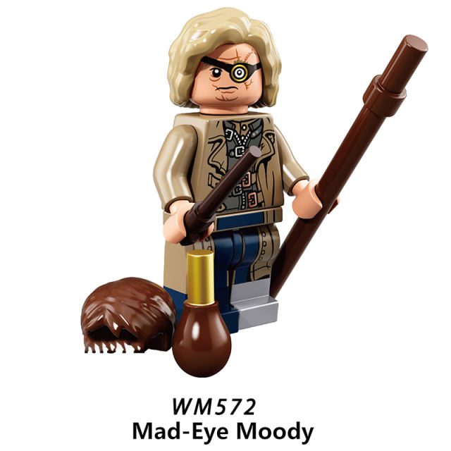 WM6041 Harry Potter Minifigures Building Blocks Albus Dumbledore Luna Lovegood Figures MOC Bricks Model Toys Gifts For Children