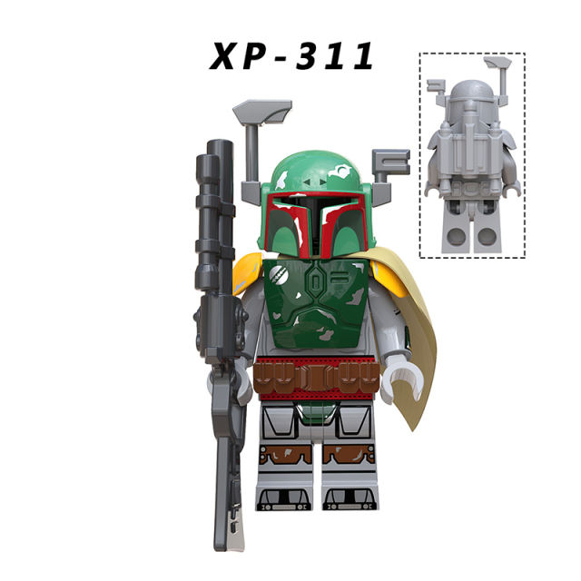 KT1041 Star Wars Minifigures Building Blocks Boba Fett Extraordinary Vizla Death Watch Figures MOC Bricks Model Toys Gifts For Kids