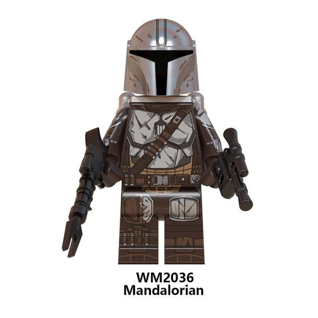 WM6099 Star Wars Minifigures Building Blocks Mandalorian Cara Dune Storm Trooper Figures MOC Bricks Model Toys Gifts For Children