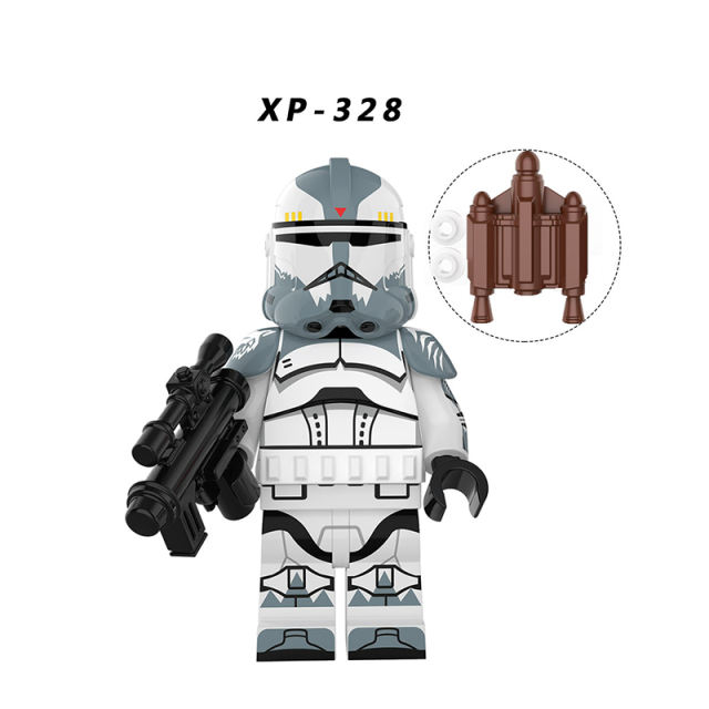 KT1043 Star Wars Minifigures Building Blocks Commander Thorne Kamino Guard Figures MOC Bricks Model Toys Gifts For Children