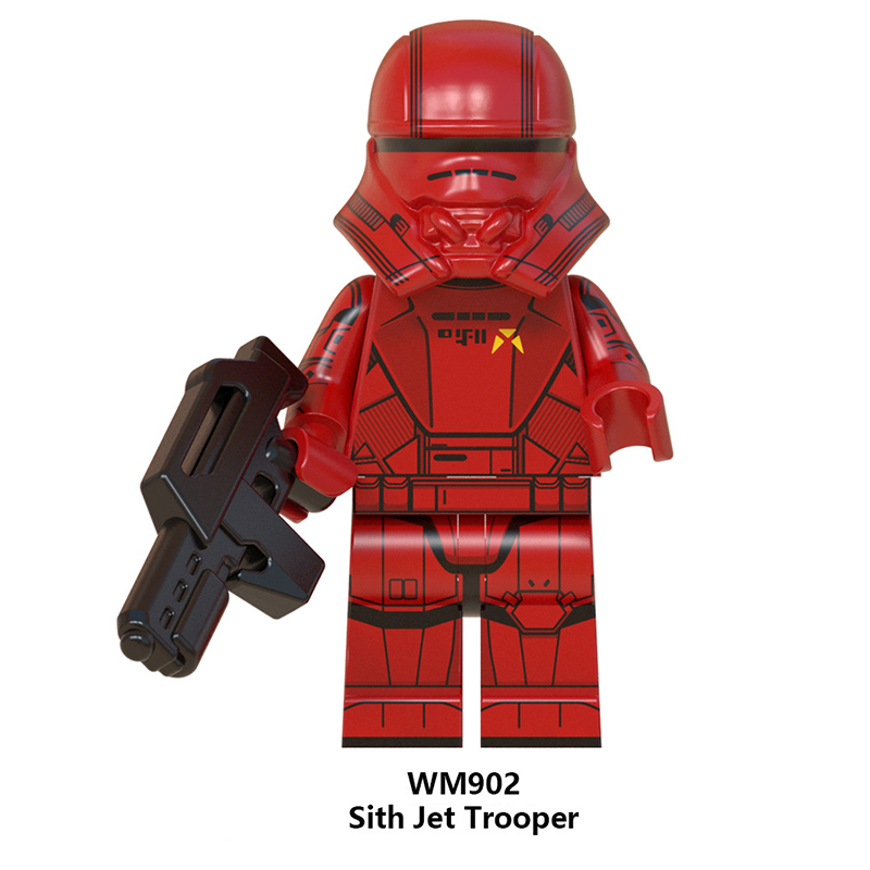 WM6082 Star Wars Minifigures Building Blocks Mandalorian Sith Jet Trooper Figures MOC Bricks Model Toys Gifts For Children