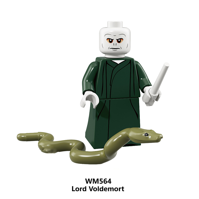 WM6040 Harry Potter Minifigures Building Blocks Hermione Granger Lord Voldemort Figures MOC Bricks Model Toys Gifts For Children