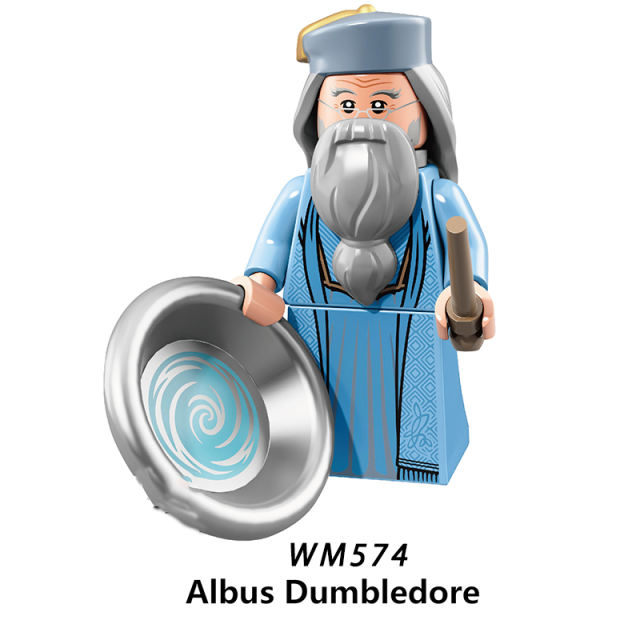 WM6041 Harry Potter Minifigures Building Blocks Albus Dumbledore Luna Lovegood Figures MOC Bricks Model Toys Gifts For Children