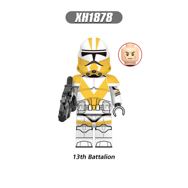 X0333 Star Wars Minifigs ARC Trooper Building Blocks Commander Colt Wolffe Figures MOC Bricks Model Toys Gifts For Children