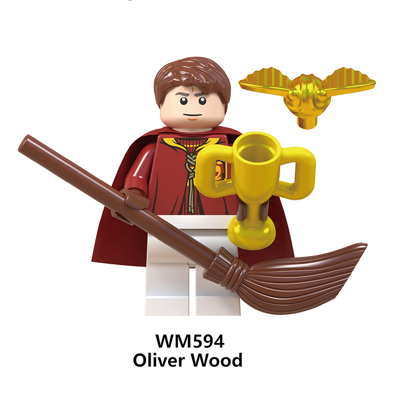 WM6045 Harry Potter Minifigures Building Blocks Hermione Granger Ron Weasley Bole Figures MOC Bricks Model Toys Gifts For Kids
