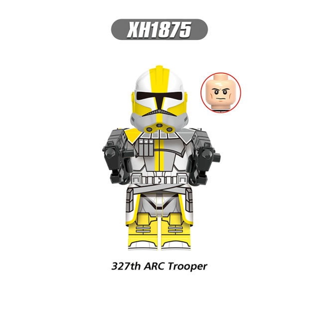 X0333 Star Wars Minifigs ARC Trooper Building Blocks Commander Colt Wolffe Figures MOC Bricks Model Toys Gifts For Children