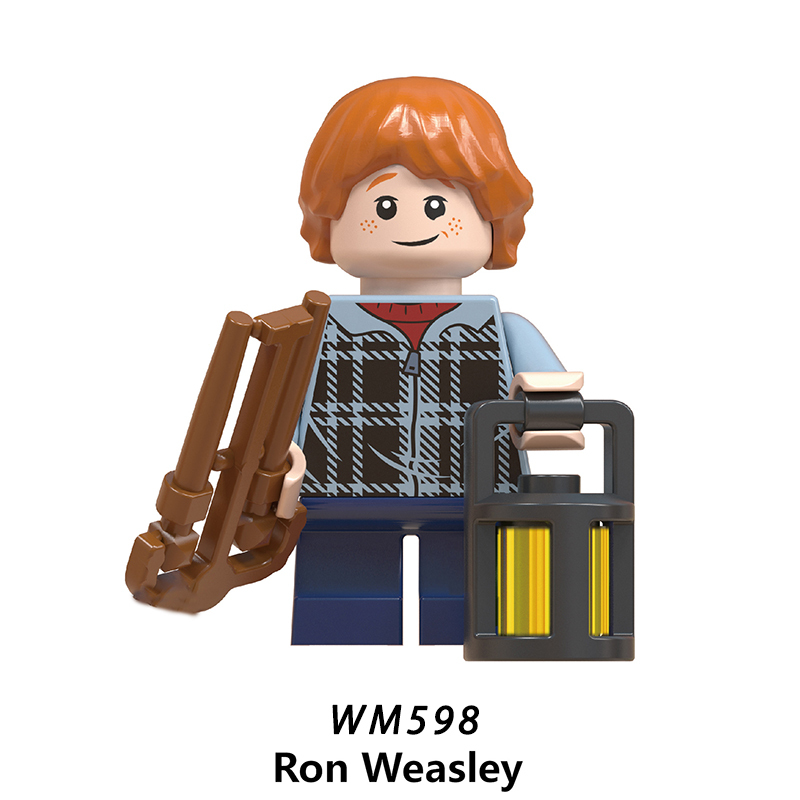 WM6046 Harry Potter Minifigures Building Blocks Ron Weasley Malfoy Susan Bones Figures MOC Bricks Model Toys Gifts For Children