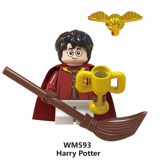 WM6045 Harry Potter Minifigures Building Blocks Hermione Granger Ron Weasley Bole Figures MOC Bricks Model Toys Gifts For Kids