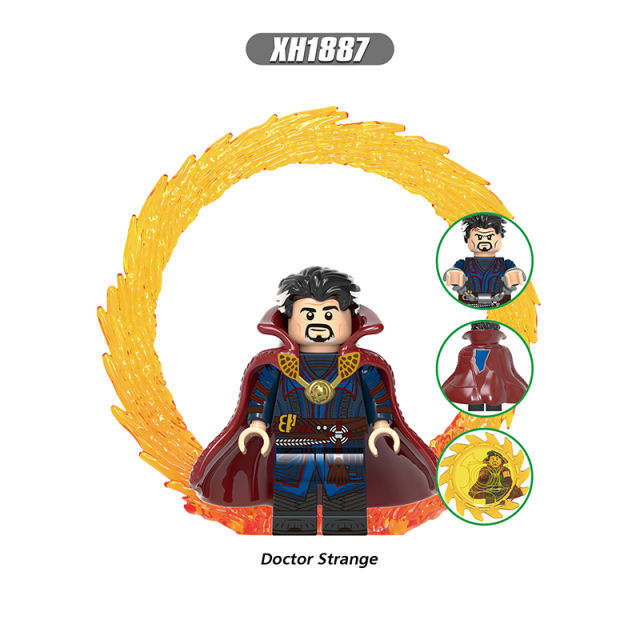 X0335 Marvel Super Heroes Series Minifigs Doctor Strange Building Blocks MOC Scarlet Witch Figures Bricks Model Toys Gifts