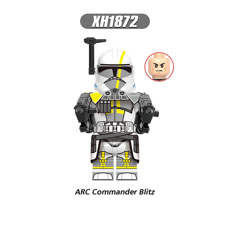 X0333 Star Wars Minifigs ARC Trooper Building Blocks Commander Colt Wolffe Figures MOC Bricks Model Toys Gifts For Children